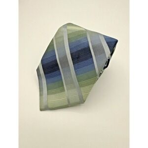 Kenneth Cole Reaction Tie Mens Silk Classic Striped Handmade Neckwear Formal Dre